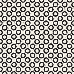 Seamless pattern with hand drawn lines. Abstract background with freehand brush strokes. Black and white texture. Ornament for wrapping paper.