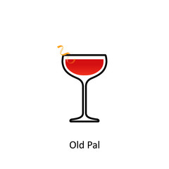 Old Pal cocktail icon