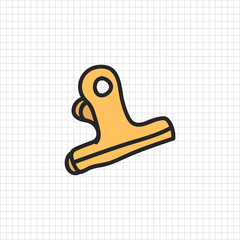 Stationary illustration drawing style