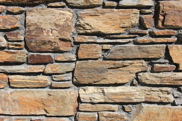 Fototapeta premium Kamienny mur (Nowa Zelandia)