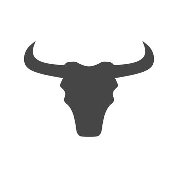 Bull icon vector 