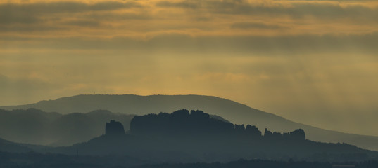 Panorama Elbsandsteingebirge