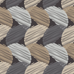 Naklejka premium Polka dot seamless pattern. Scribble texture. Textile rapport.