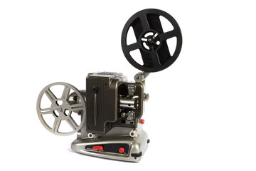 Naklejka premium Retro or vintage home movie projector
