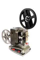 Retro or vintage home movie projector