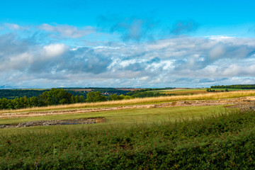 Archaeological excavation on the site of the Battle of Alesia in Burgundy, France