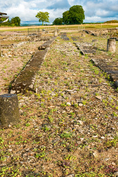 Archaeological Excavation On The Site Of The Battle Of Alesia In Burgundy, France