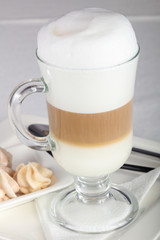 Latte coffee