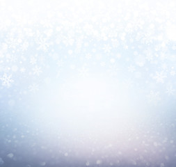 Festive frosted winter background