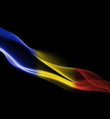 Andorra national smoke flag