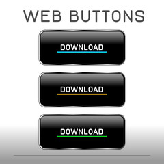 vector download button for your site