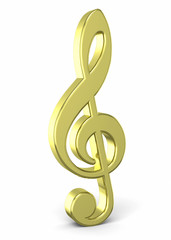 Treble Clef - 3D