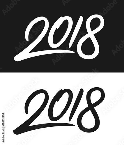 2018 number template