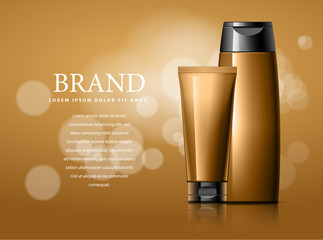 Design of cosmetics advertising.