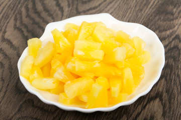 Canned pineapple
