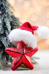 Christmas decor und greeting card. Symbol xmas.