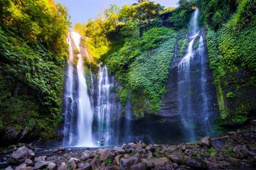 Fototapeta premium Lemukih Waterfall - Bali, Indonesia.