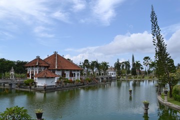 Fototapeta na wymiar The water palace complex of Karangasem, Bali, Indonesia