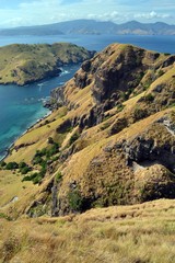 The stunning view of Padar Island in Indonesia, not far from Komodo Island