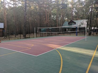 Fototapeta premium playground at the recreation center