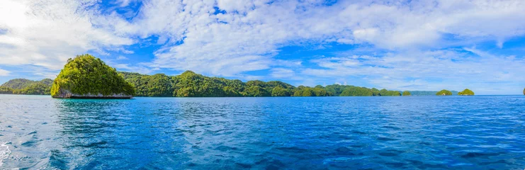 Stickers fenêtre Plage tropicale Inselhüpfen auf Palau