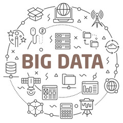 Big Data Linear illustration