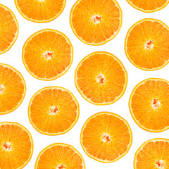 exotic vitamin orange fruit round on white isolated background