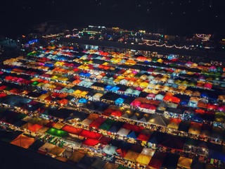 Obraz premium Thailand Colorful night market