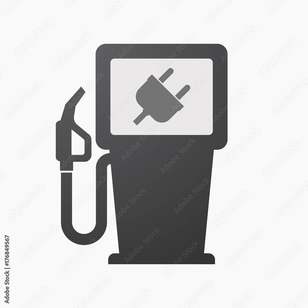 Poster isolated fuel pump with a plug