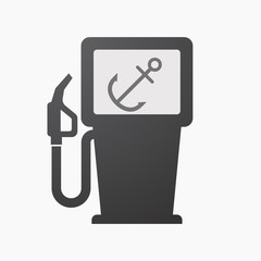 Isolated fuel pump with an anchor