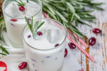 White christmas margarita punch