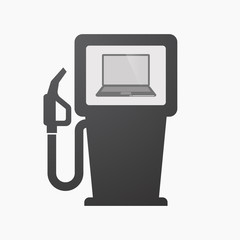 Isolated fuel pump with a laptop