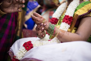 Fototapeta na wymiar hindu wedding rituals
