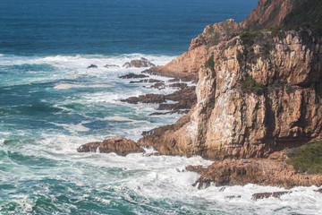 Obraz premium Cliffs at ocean Knysna