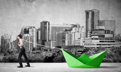 Obraz premium Water transporation concept