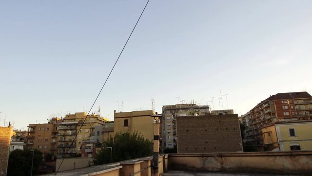 time lapse terazzo al Pigneto, Rome