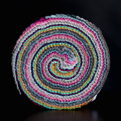 Fototapeta na wymiar Colorful Fabric Pinwheel
