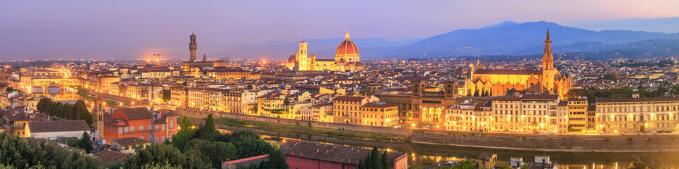Fototapeta na wymiar Florence Italy - Panorama