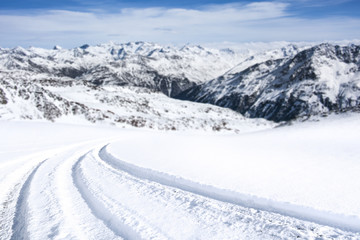 Fototapeta premium winter road 