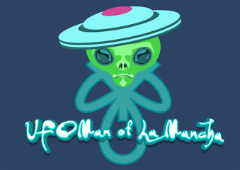 UFOman of La Mancha.