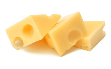 Cheese isolated on white background