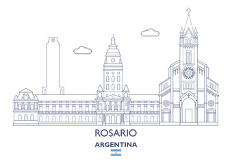 Rosario City Skyline, Argentina