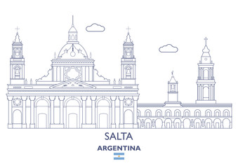 Salta City Skyline, Argentina