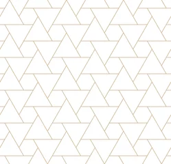 Behang naadloze geometrische driehoek zeshoek rasterpatroon © sunspire