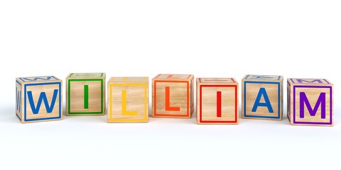 Name William bunte W&uuml;rfel 