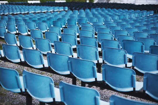 Blue seats