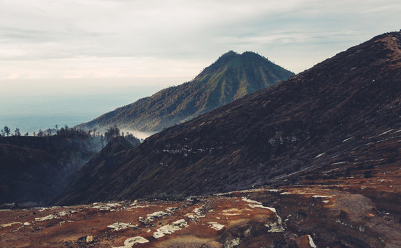 Rim of Kawah Ijen