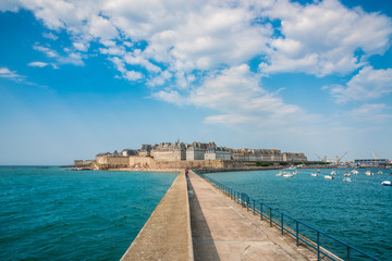 View of Saint Malo, Bretagne, France