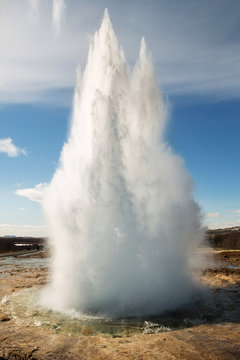 Strokkur Geyser in Iceland