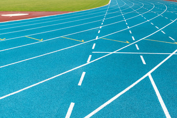 Running Track Lane Numbers